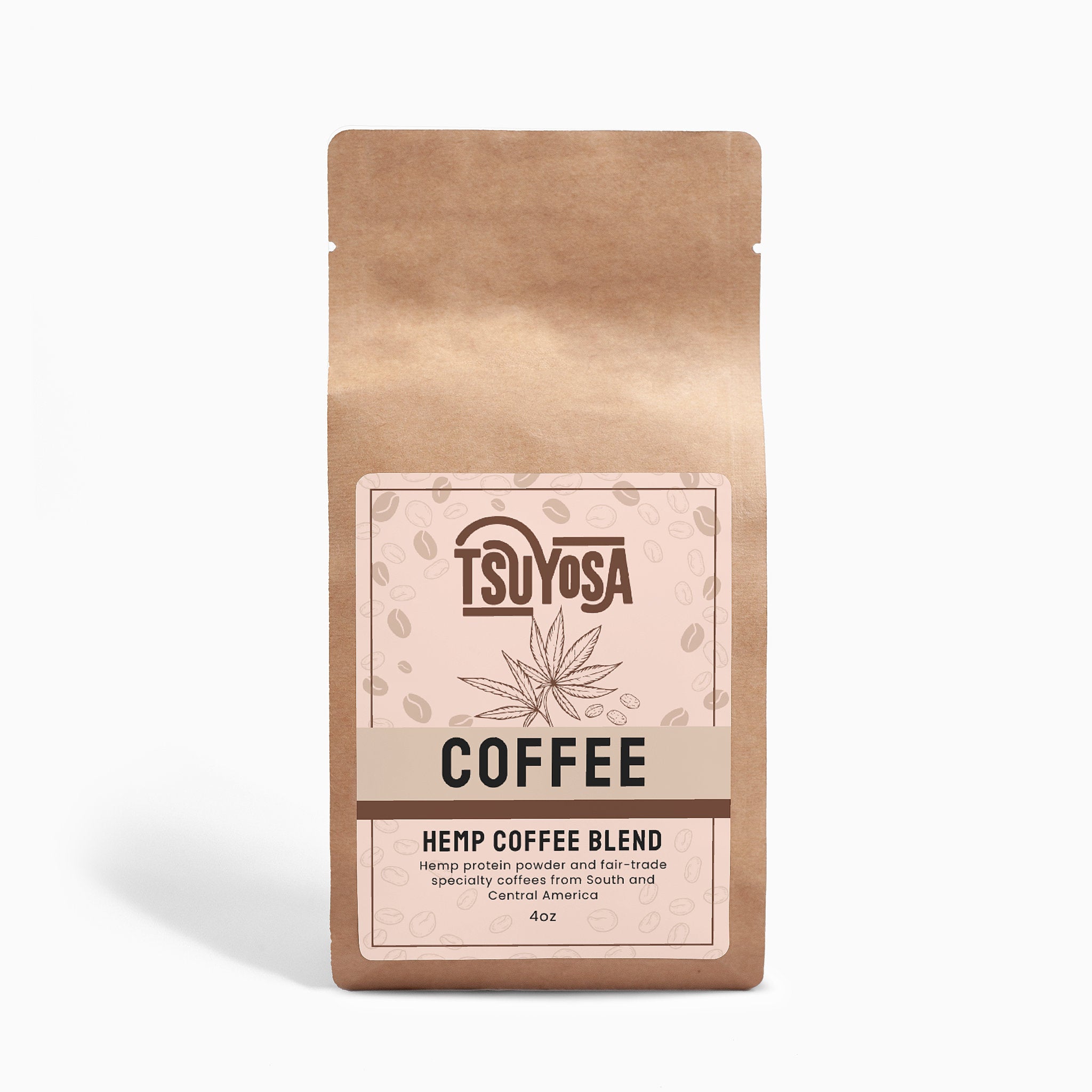 Tsuyosa Hemp Coffee Blend - Medium Roast 4oz