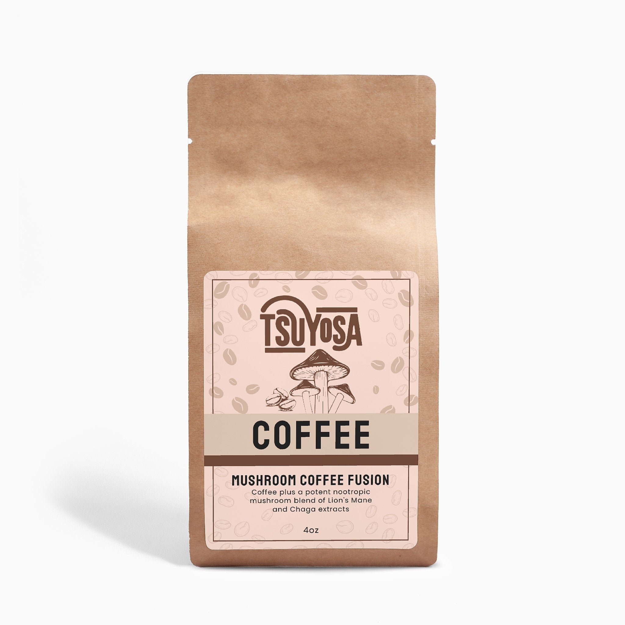 🎁 Tsuyosa Mushroom Coffee Fusion - Lion’s Mane & Chaga 4oz (100% off)
