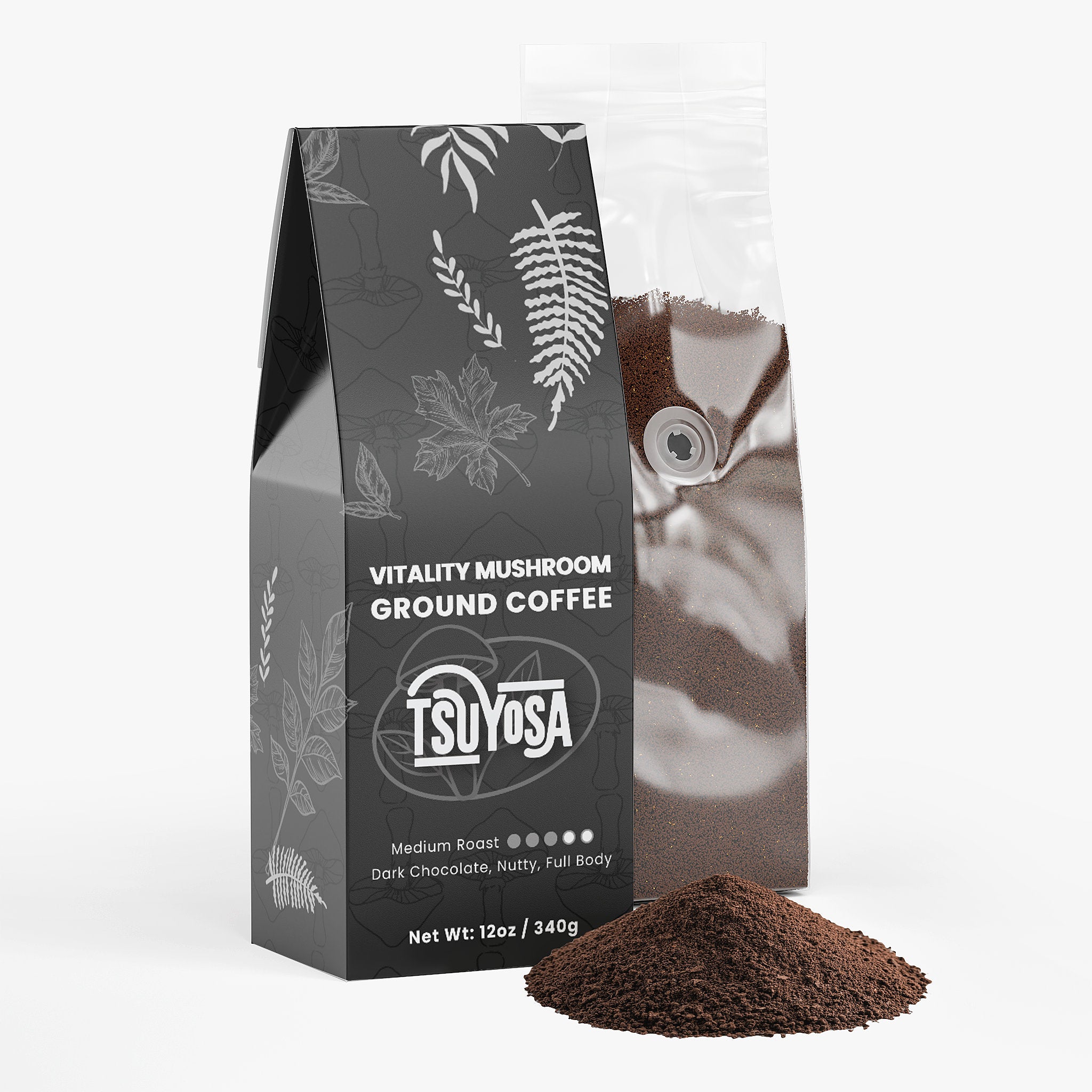 Vitality Mushroom Coffee (Medium Roast)