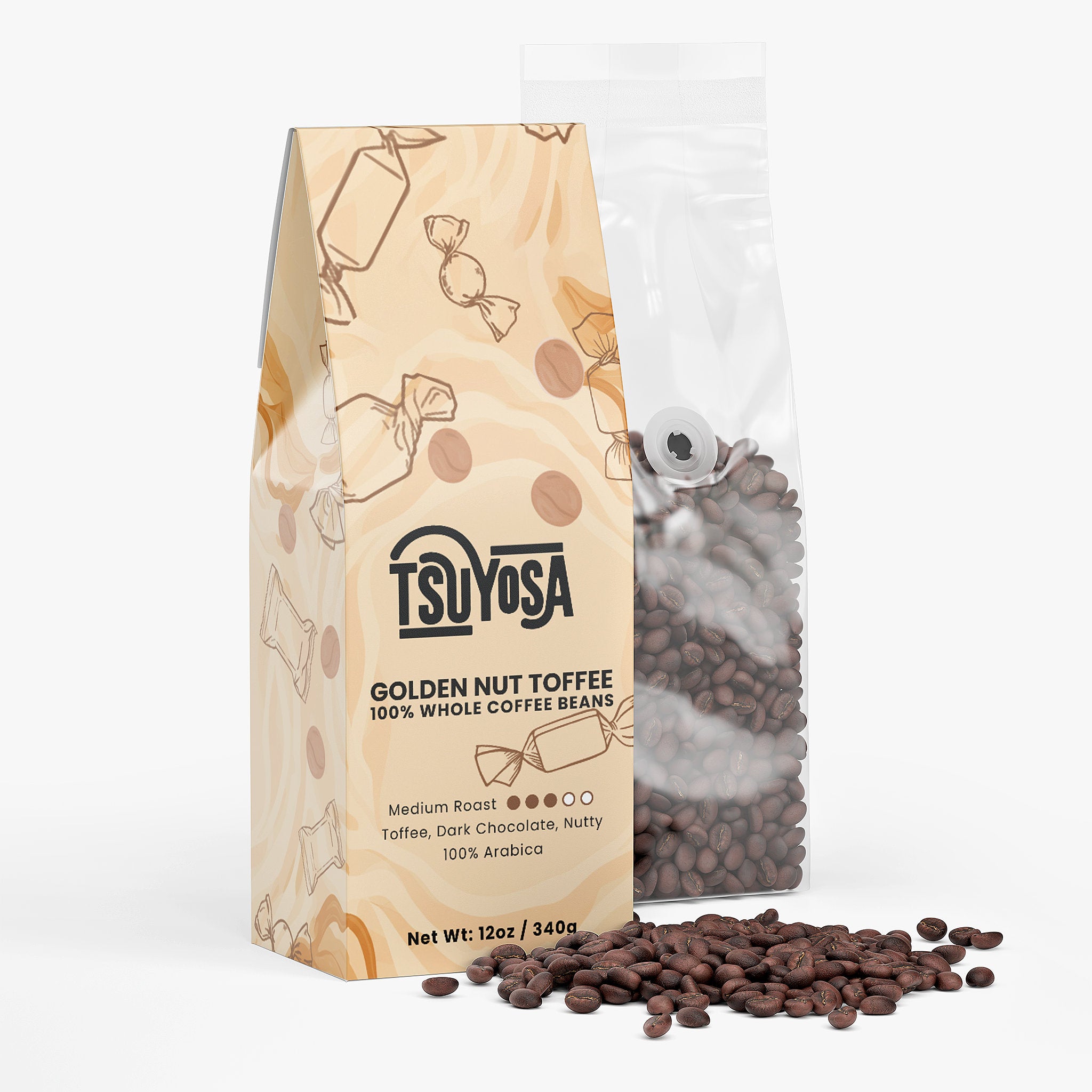 Golden Nut Toffee Coffee (Medium Roast)
