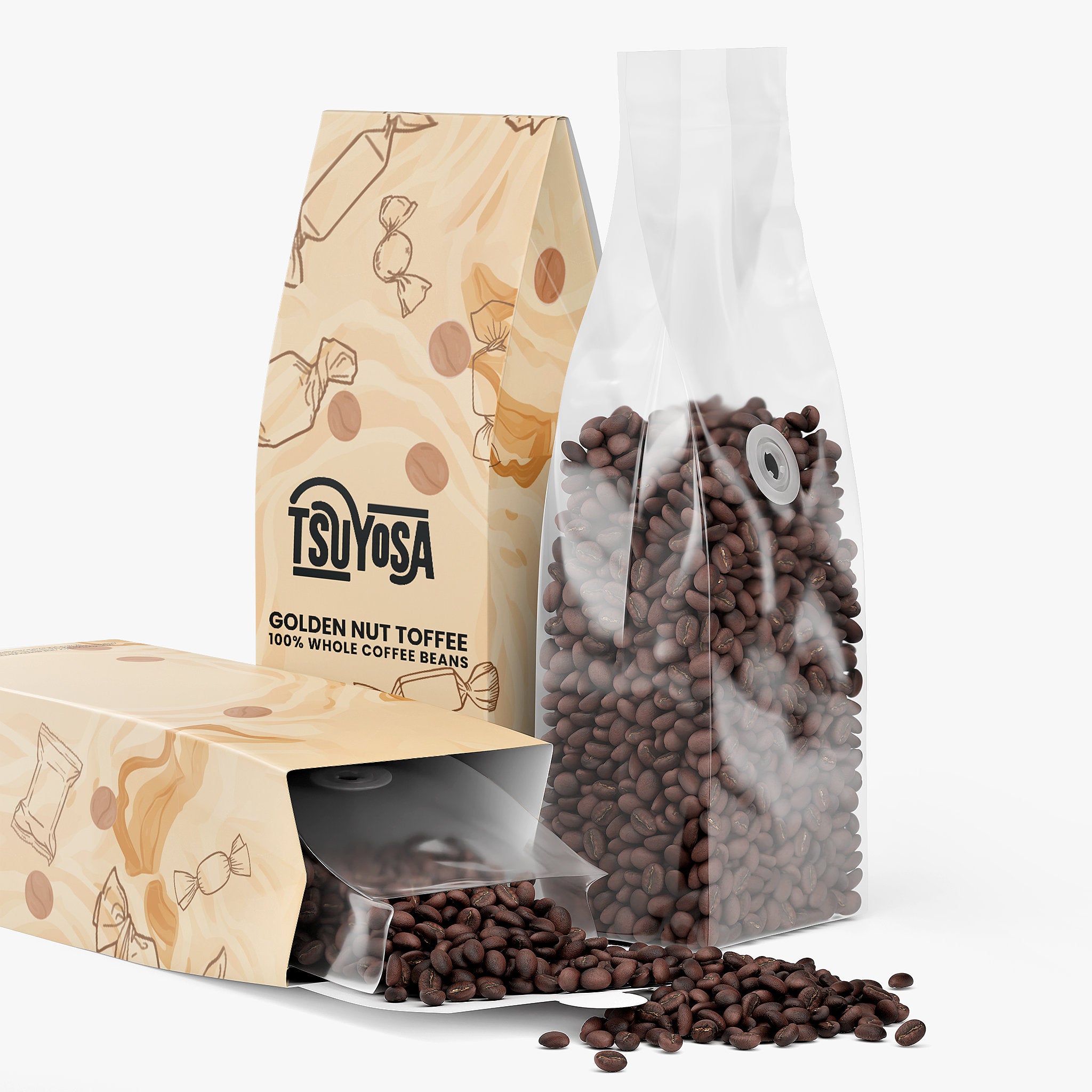 Golden Nut Toffee Coffee (Medium Roast)